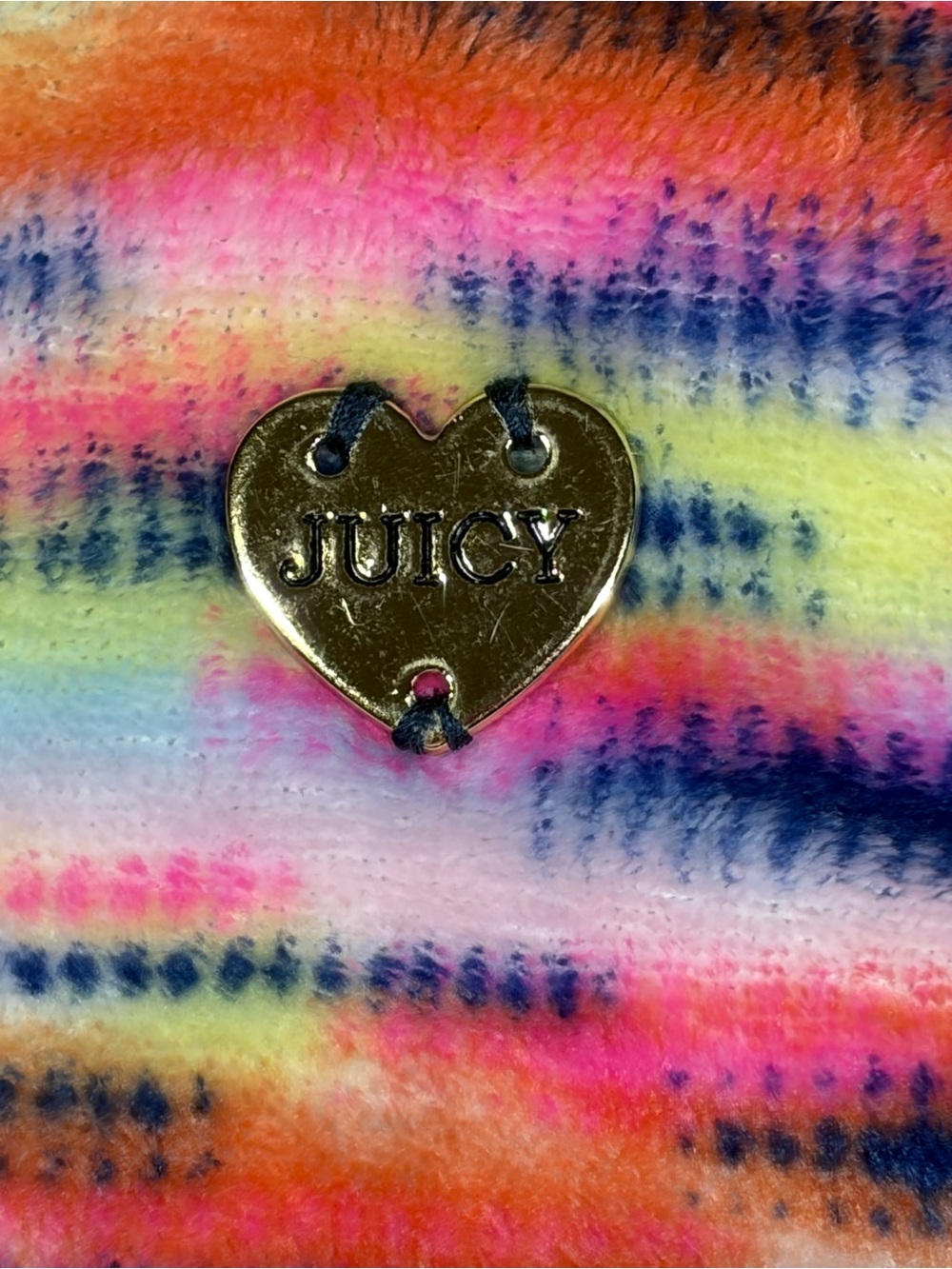 Juicy Couture Girls' Multicolor Fleece Quarter-Zip Pullover - Pink - Picture 4 of 9